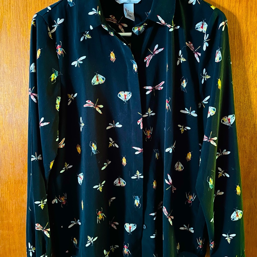 H&M bug button down